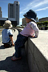 Hanging out in Yerba Buena Gardens